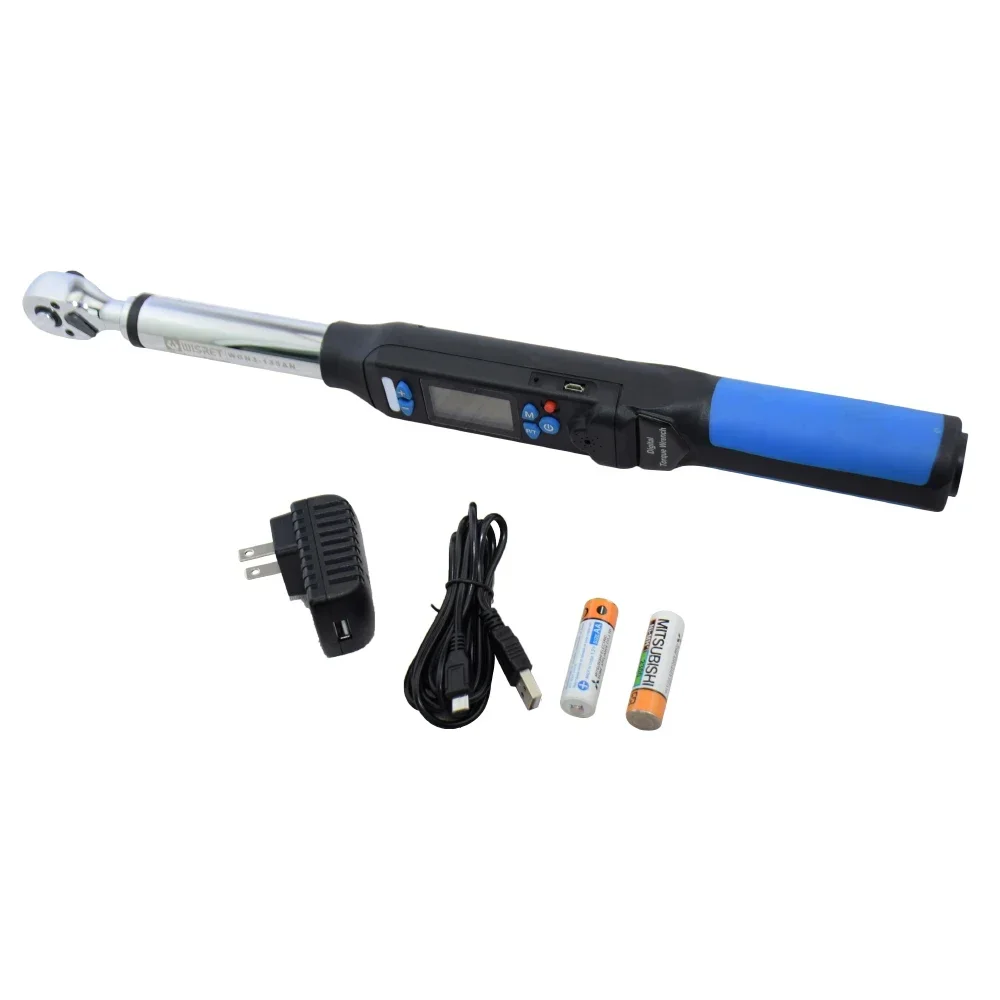 

Электронный цифровой динамометрический ключ 2026 года с высокой точностью, функцией передачи данных, приводом 3/8" и 1/2", диапазоном крутящего момента 6.8-340 Нм