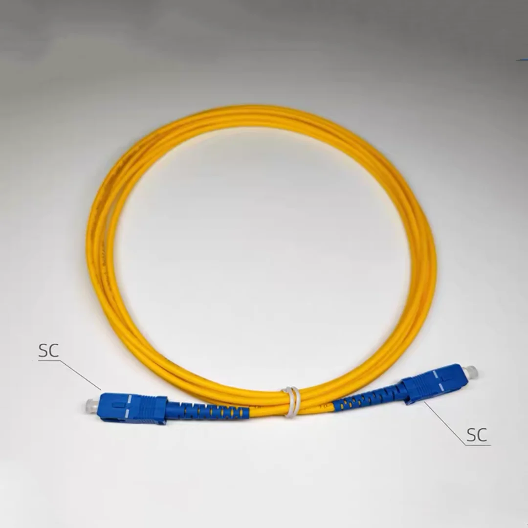 optical patch cord SC-SC 1m 5m 10m 50m 100m 3m 20m simplex SM 30m PVC blue connector SC fiber jumper G652D free shippment ELINK