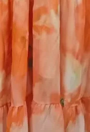 Femmes été printemps à manches longues imprimé Patchwork bohème élégant col en v plissé taille haute à lacets a-ligne jupe longue