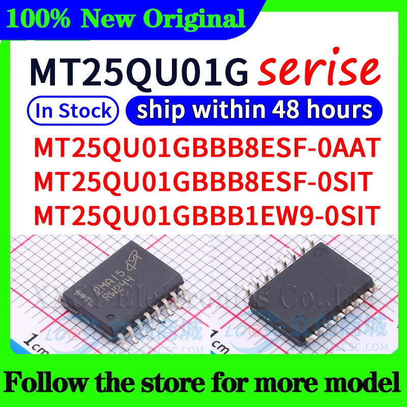 

MT25QU01GBBB8ESF-0AAT MT25QU01GBBB8ESF-0SIT MT25QU01GBBB1EW9-0SIT In stock 48 hours ship