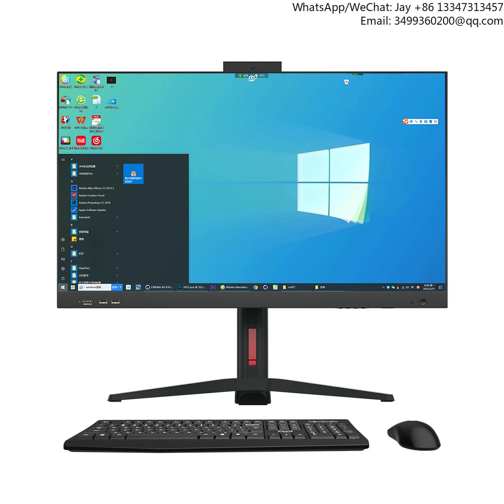 

24-дюймовый моноблок AOC All-in-One, процессор Core i5 12450H, 16 ГБ ОЗУ, 512 ГБ SSD, OEM игровой ПК, компьютер «все в одном» с ИБП и аккумулятором
