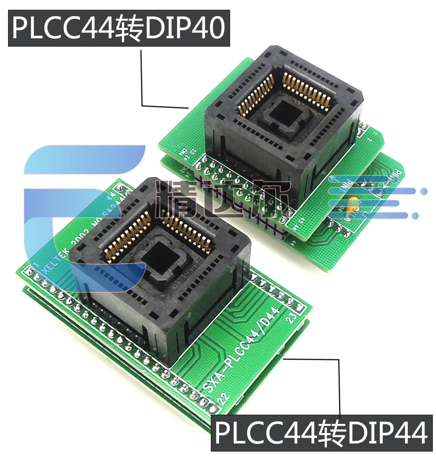 

Новый позолоченный PLCC44 К DIP40 | Программируемое сиденье адаптера для горелки DIP44