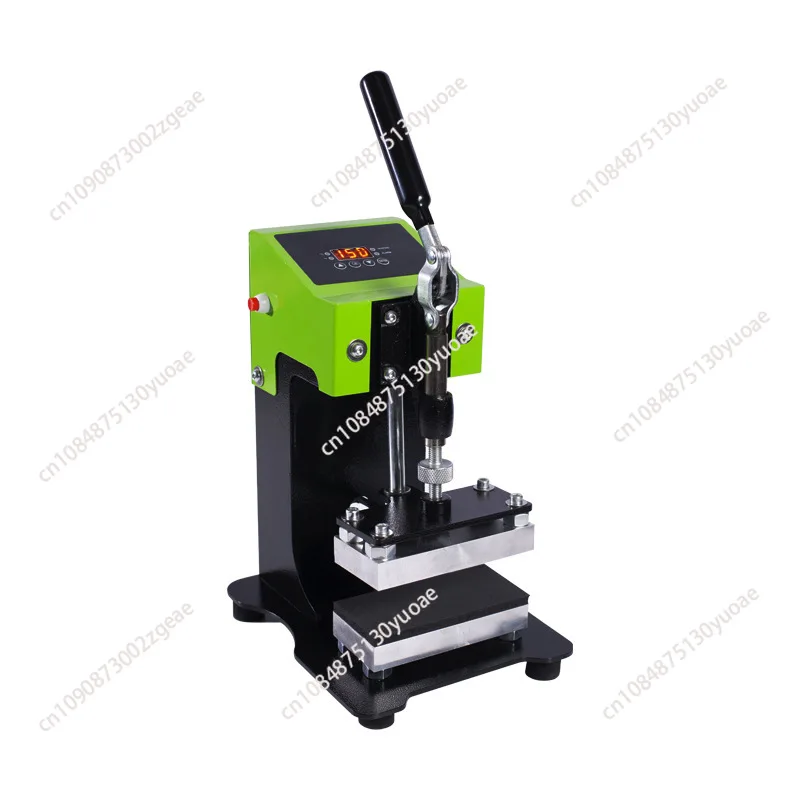 Small Manual Hydraulic Rosin Machine, Double Heating, DIY Heat Press Machine, Press Extraction, Resin Hot Press Machine