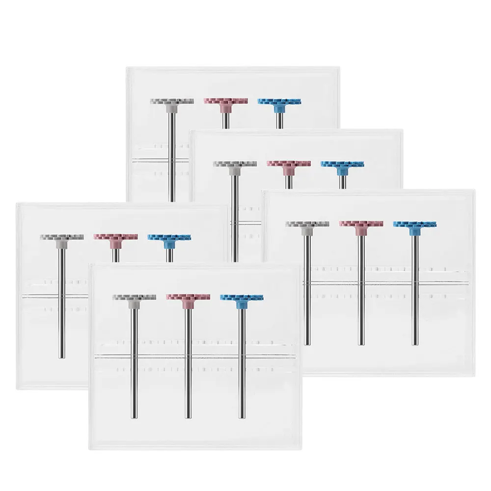 5 Boxen AZDENT Dental Composite Polier-Diamantscheibe 14 mm Rad grob mittel fein Kit HP 2,35 mm für Keramik-Zirkonoxid-Zahnmedizin – Detail 7