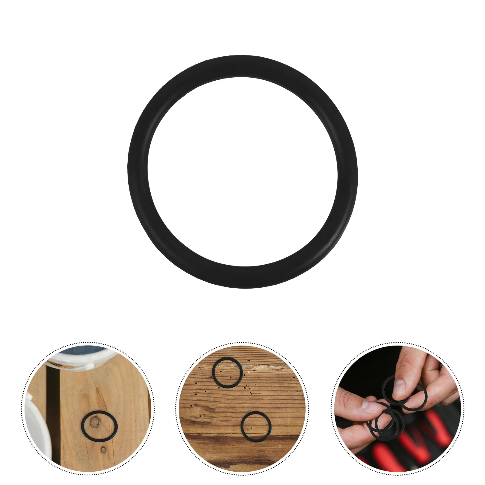 10 Pcs Lid Seal Ring Food Jar Seals Iron Barrel Rubber Replacement Sealing Rings