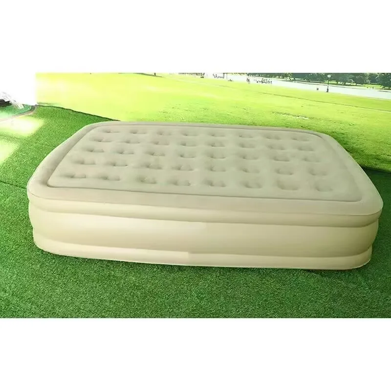 中国工場価格 インフレータブルベッド キャンプ用インフレータブルベッド 大人用旅行 フロッキング加工 キャンプ 室内用 インフレータブルエアベッドマットレス