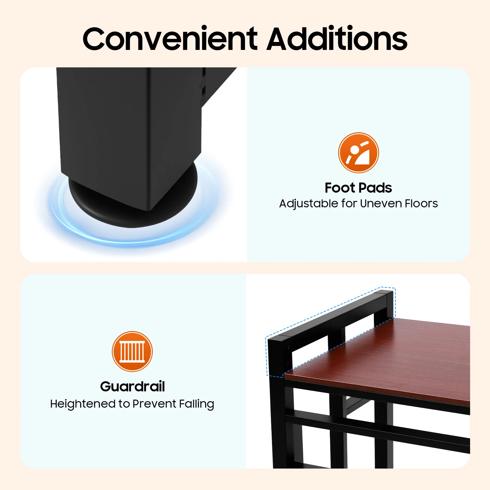 رف تخزين للغسالة والمجفف قابل للتعديل، رف منظم للحمام لتوفير المساحة، رف تخزين الغسالة والمجفف 190 كجم #6