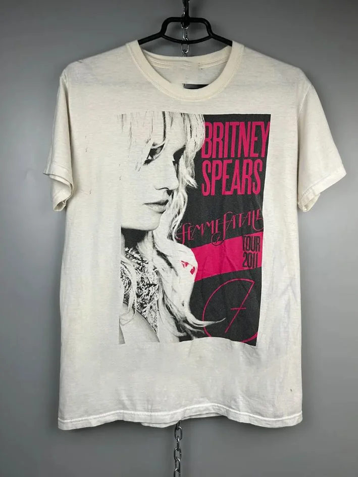 Britney Spears Femme Fatale Tour Short Sleeve Unisex T-Shirt All Size AL158