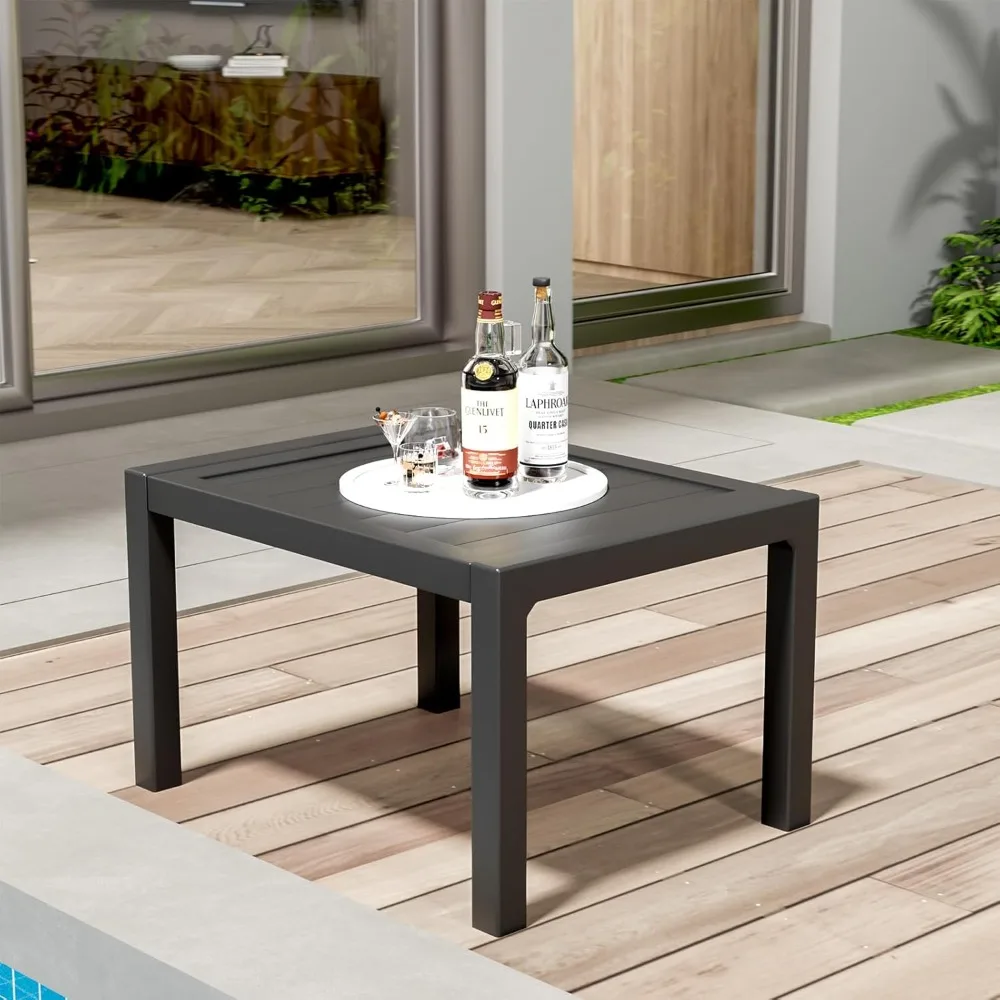 طقم صالة كراسي حمام السباحة مكون من 3 قطع مع مسند للرأس، كراسي استرخاء بجانب حمامات الشمس قابلة للتعديل مكونة من 5 مستويات #6