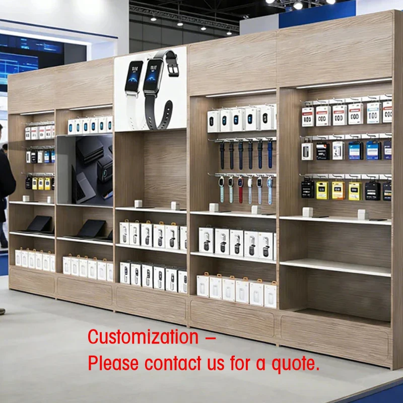 

custom.Customized Size Metal Clothing Display Rack Wire Shelving Laptop Watch Mobile Phone Accessories Retail S