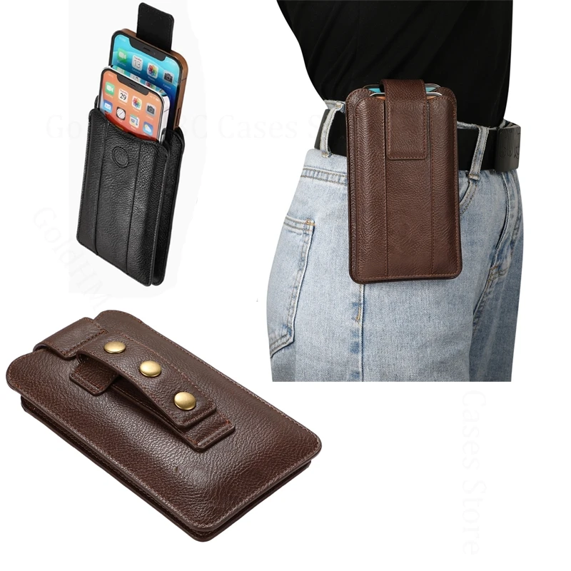

Adjustable Leather Phone Pouch For Infinix Smart 10 Plus 9 HD 8 Pro Waist Bag Belt Wallet Case Smart 10 9 8 7 6 HD 5 Pro 4 Plus