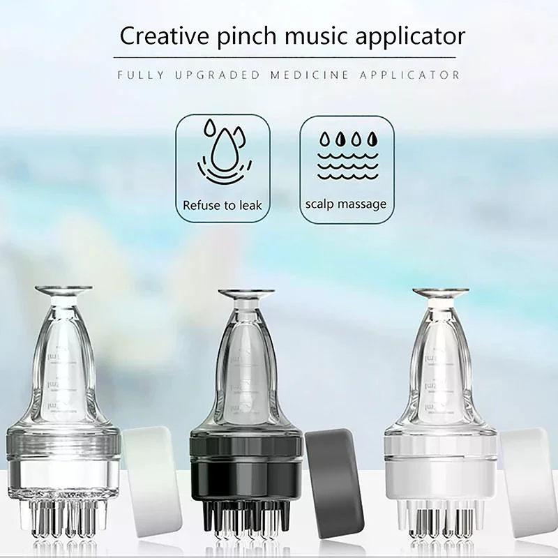 Scalp Applicator Liquid Comb For Hair Scalp Treatment Essential Oil Liquid Guiding Massager Comb Hair Growth Serum Oil Apply