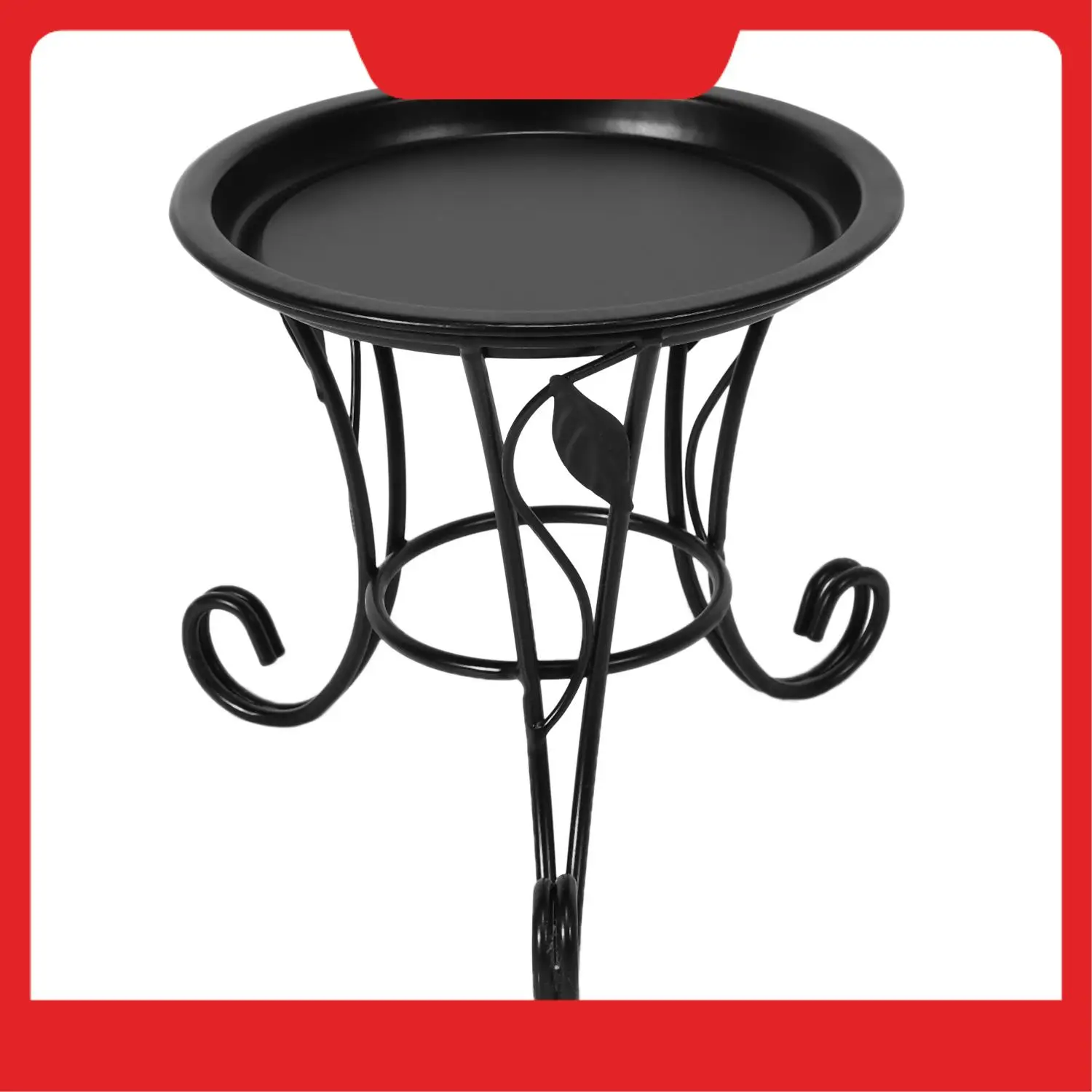 European Style Simple Mini Flower Stand Flower Pot Succulent Flower Shelf Iron Stand + Iron Plate For Desktop Balcony