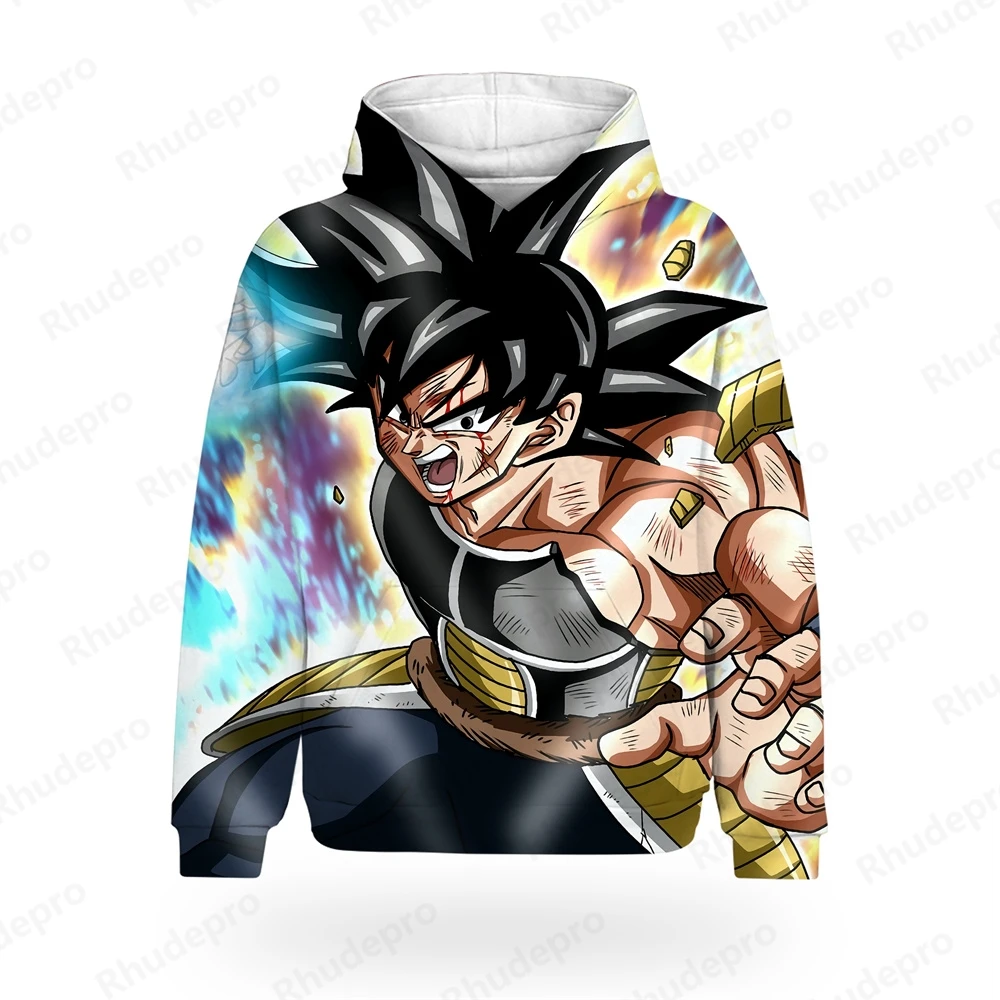 Boy Clothes Men Goku Harajuku Style Vegeta High Street Dragon Ball Couple Outfit Gym Hoodie Man Long Sleeve Tee Tops 2024