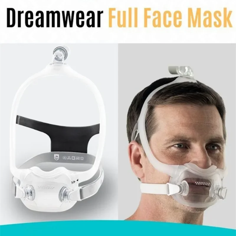 

Полнолицевая маска для Philips Dreamwear, маска для рта и носа против храпа, автоматическая CPAP Bipap, апноэ во сне с маской, рамка, шланг для головного убора