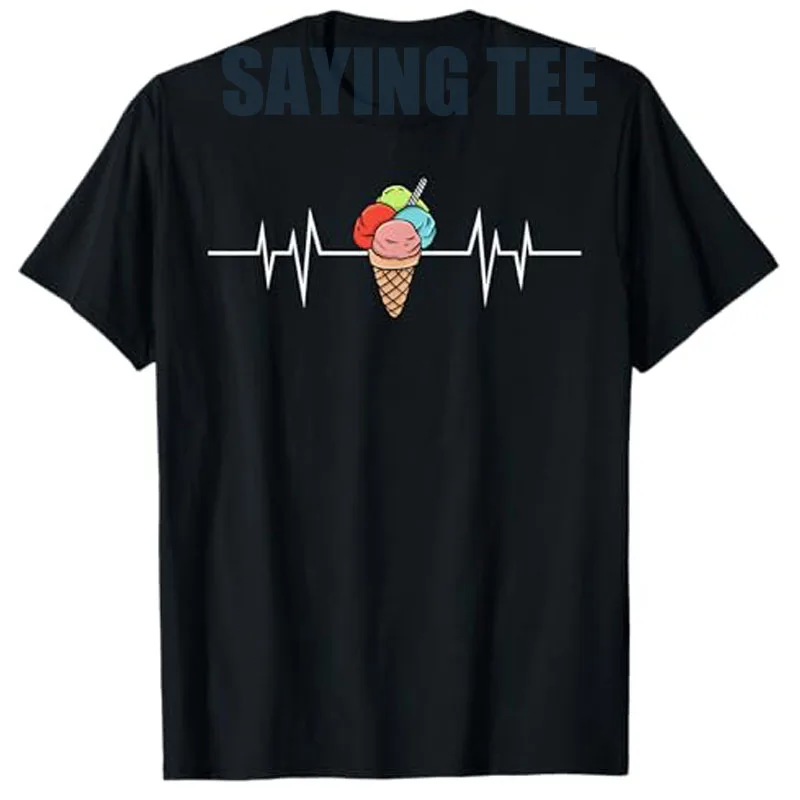 Fantasia de sorvete legal para homens, mulheres, crianças, adultos, camiseta de sorvete, moda verão, blusas de manga curta, comida e sorvete taster
