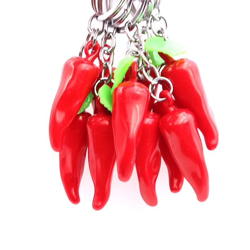 

Factory wholesale pepper key chain pendant other key accessories key chain 2PC set