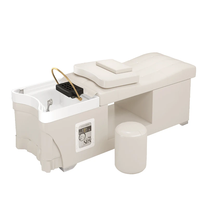 

new Thai Style Hair Salon Shampoo Chairs Shower Hairdressing Comfort Ergonomics Shampoo Bed Nordic Salon Furniture Peluqueria