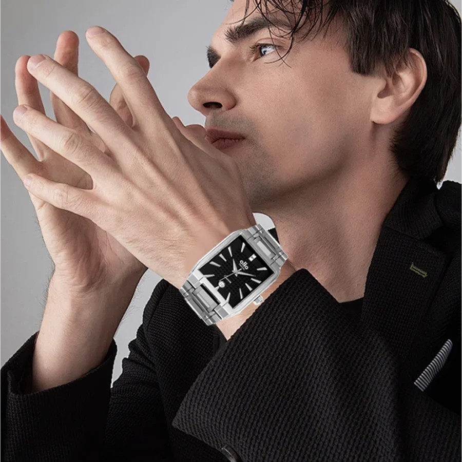 Deesio Brand Business Luxury Couple Quartz Watches Sapphire Crystal Table Mirror Waterproof Wristwatches reloj lujo alta gama