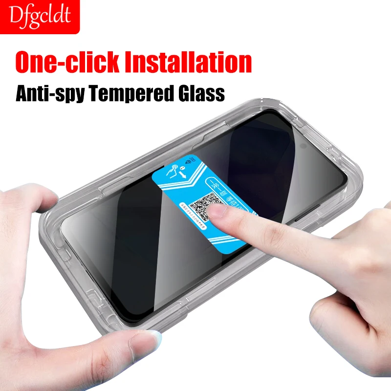 

One-click Installation Anti Spy Glass For Samsung Galaxy A55 A54 A53 A52 A51 A50 A52S S20 S23 FE Easy Install Screen Protectors