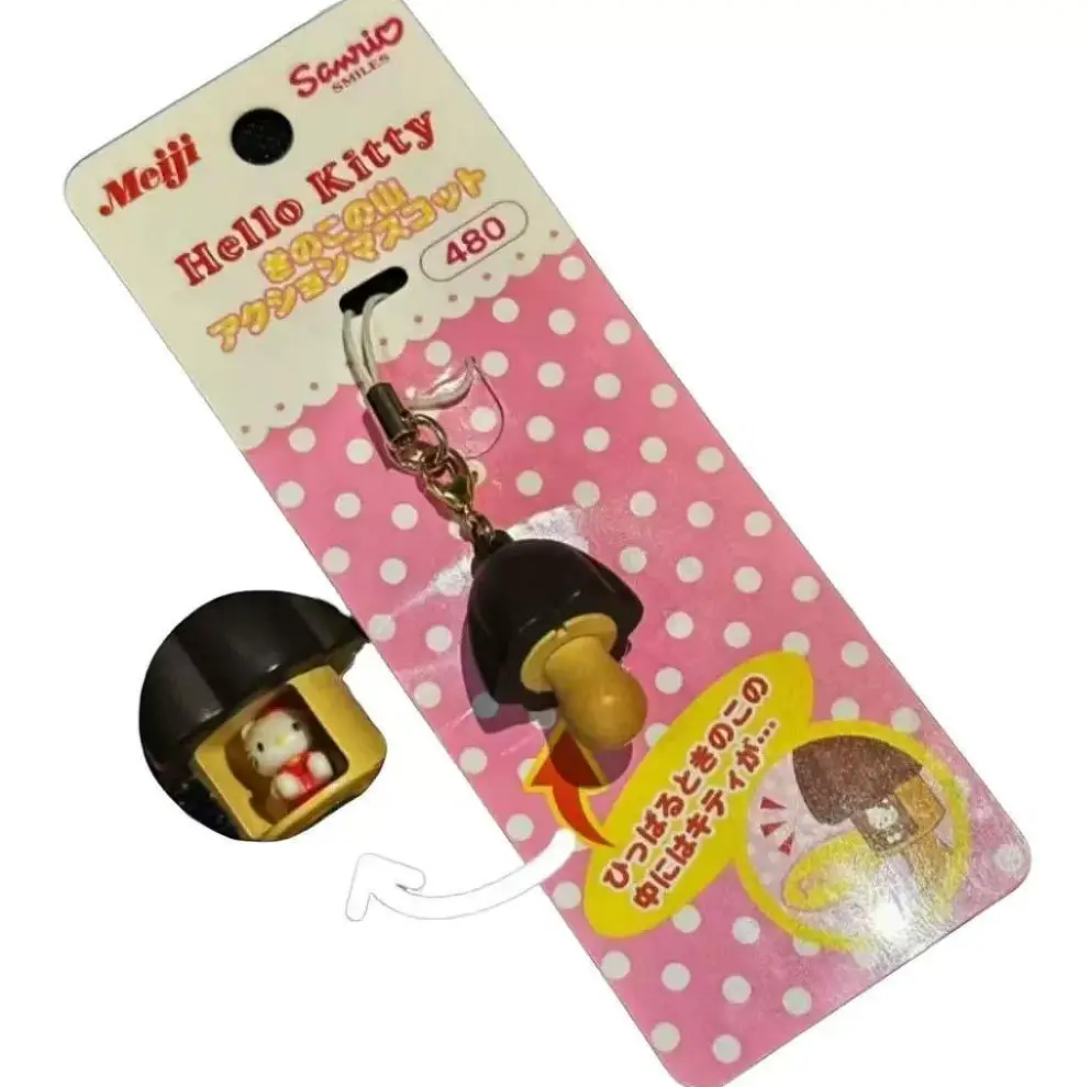 Liontin Hello Kitty 2025 baru, sudah luar produksi, Trichola Guli, liontin cantik, gantungan kunci, liontin tali, gesper tas ransel, hadiah untuk perempuan