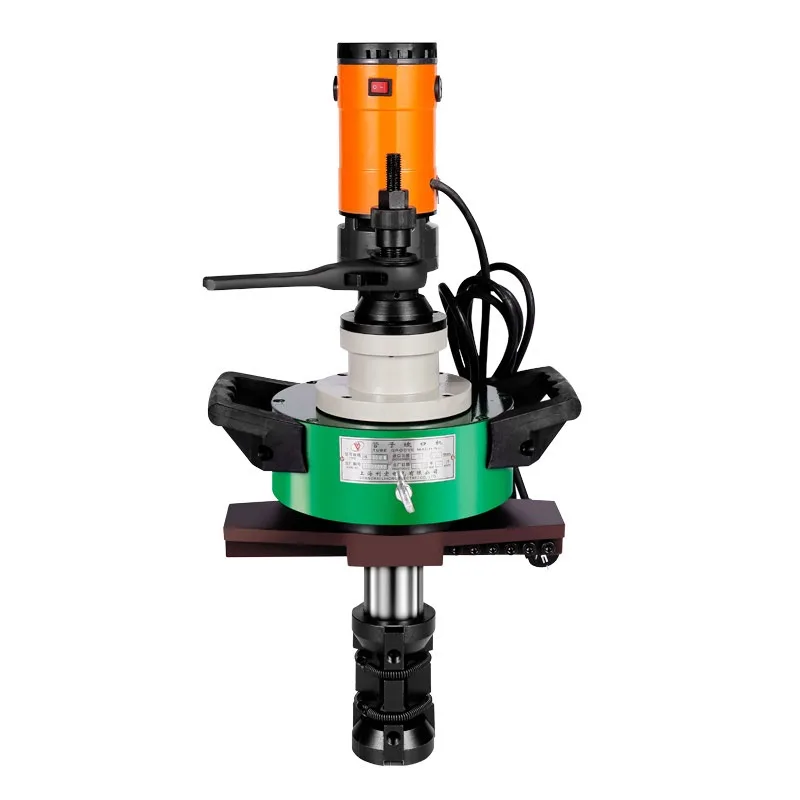 Handheld Stainless Steel Pipe Chamfering Flattening Machine Electric Internal Expanding Beveler For Tube End Grinding Bevel