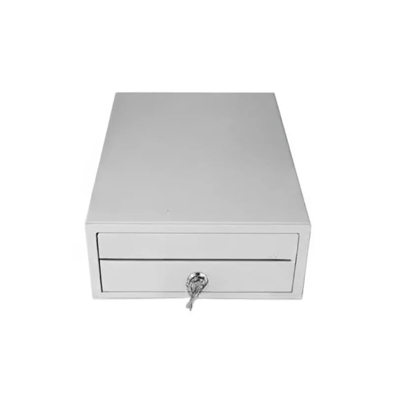 LAS-208 POS Cash Drawer · Lockable Cash Box with Money Tray · For POS Terminal Cash Register Commercial Retail Supermarket Use