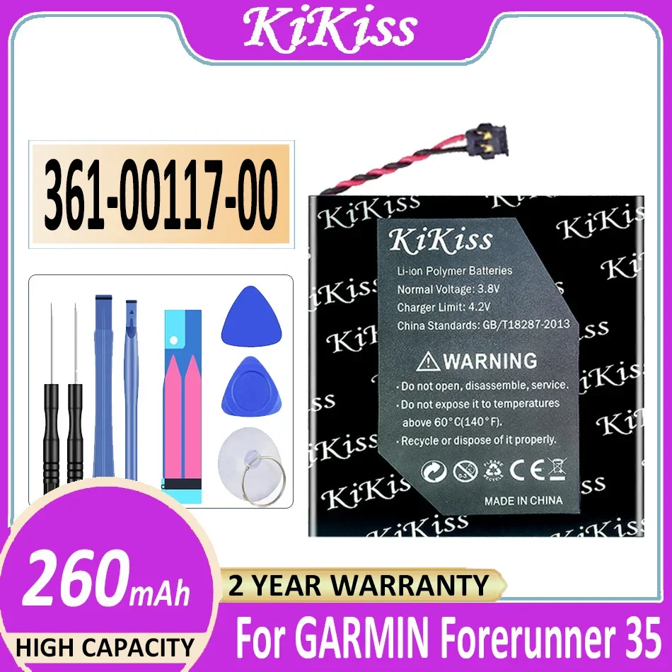 For GARMIN Forerunner 35 260mAh Smartwatch Battery 361-00117-00