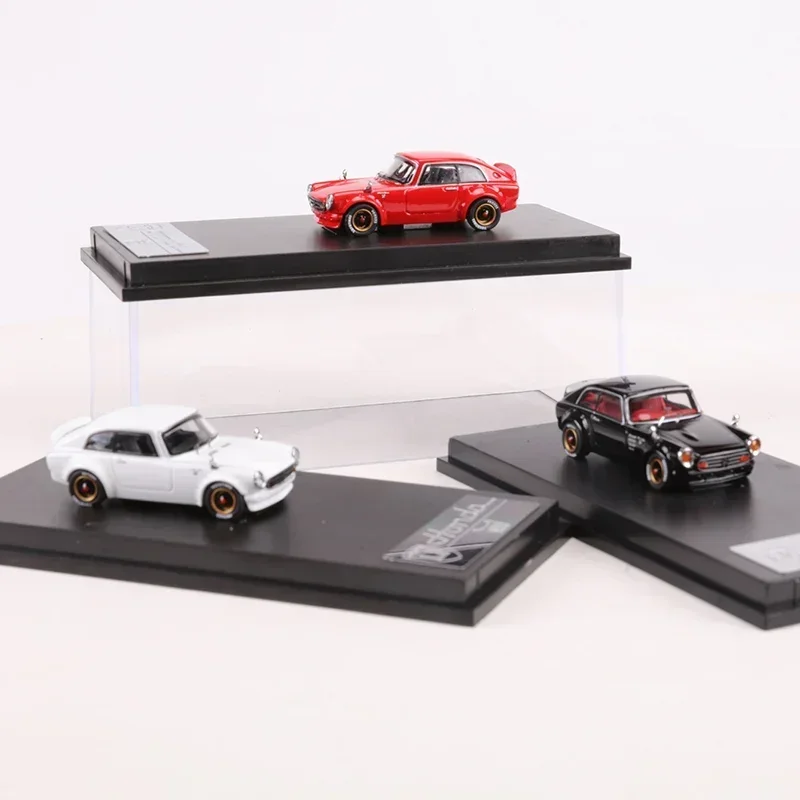 LF MODELLO 1:64 Honda S800 Collezione di modellini in lega pressofusa Nero Bianco Rosso Collezionista