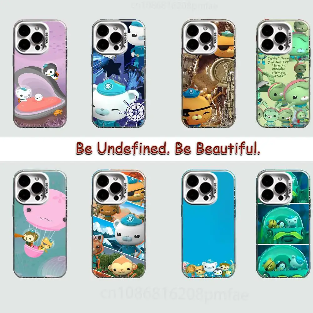 

Cute Kids Cartoon O-Octonauts White Shockproof Phone Case For iPhone 17,16,15,14,13,12,11,Pro,XS,Max,Plus,Mini,SE