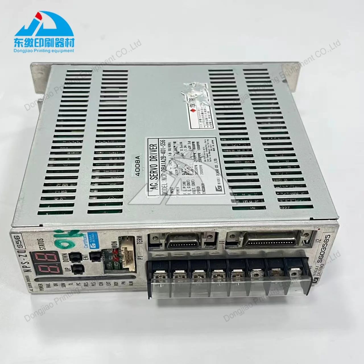 

1 шт. Высококачественный сервопривод NCR-DBA1A2B-401-S56 для печатных машин Komori, оригинальный б/у сервопривод