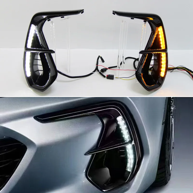 For Subaru BRZ ZD8 2021-2025 Dynamic Turn Signal Car DRL 12V LED Daytime Running Light LED Fog Lamp Decoration