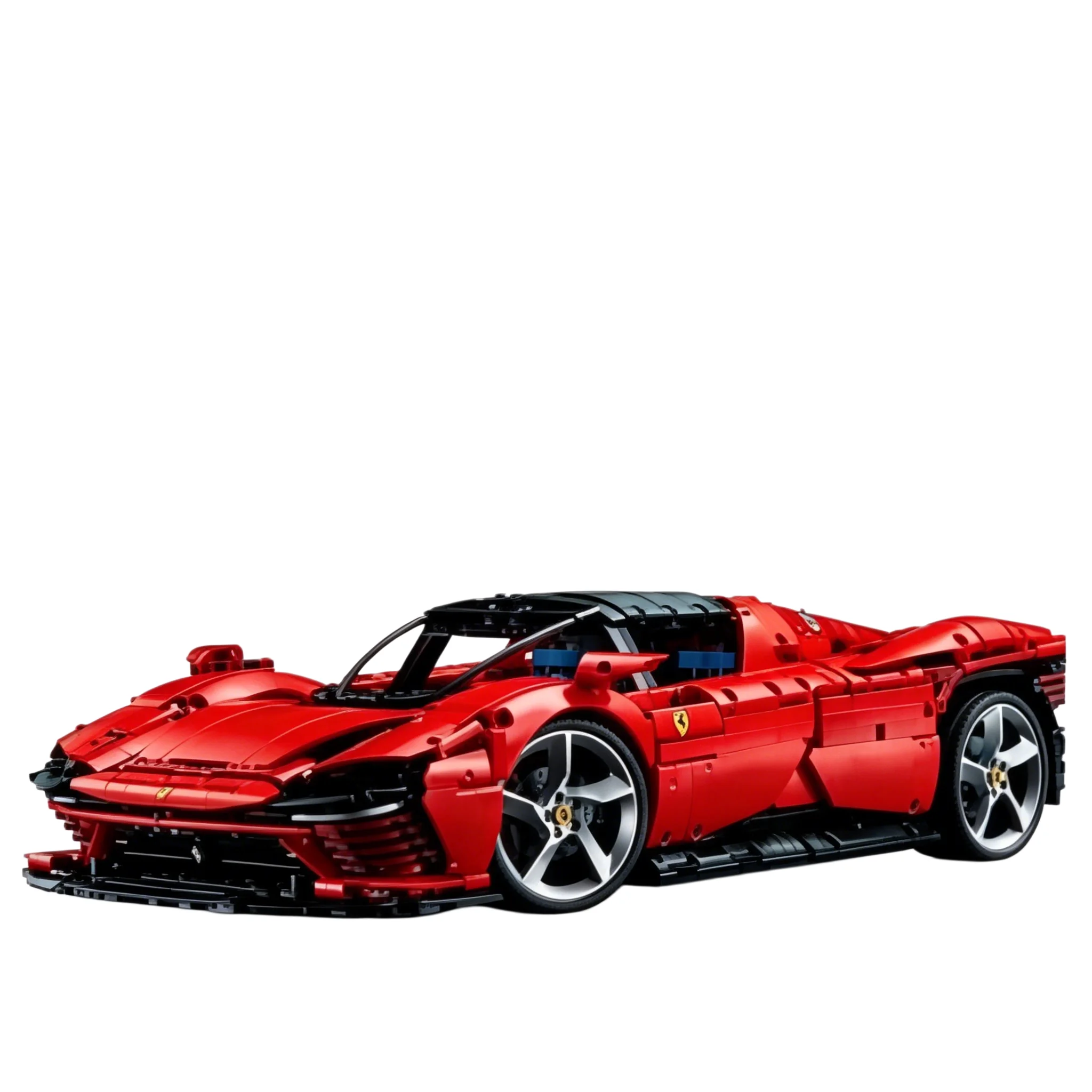 1:8 Large Red Performance Sports Car Model Realistic Roadster Creative Party Gift Collectible Ornament for Hobby & Racing Fans - view 4