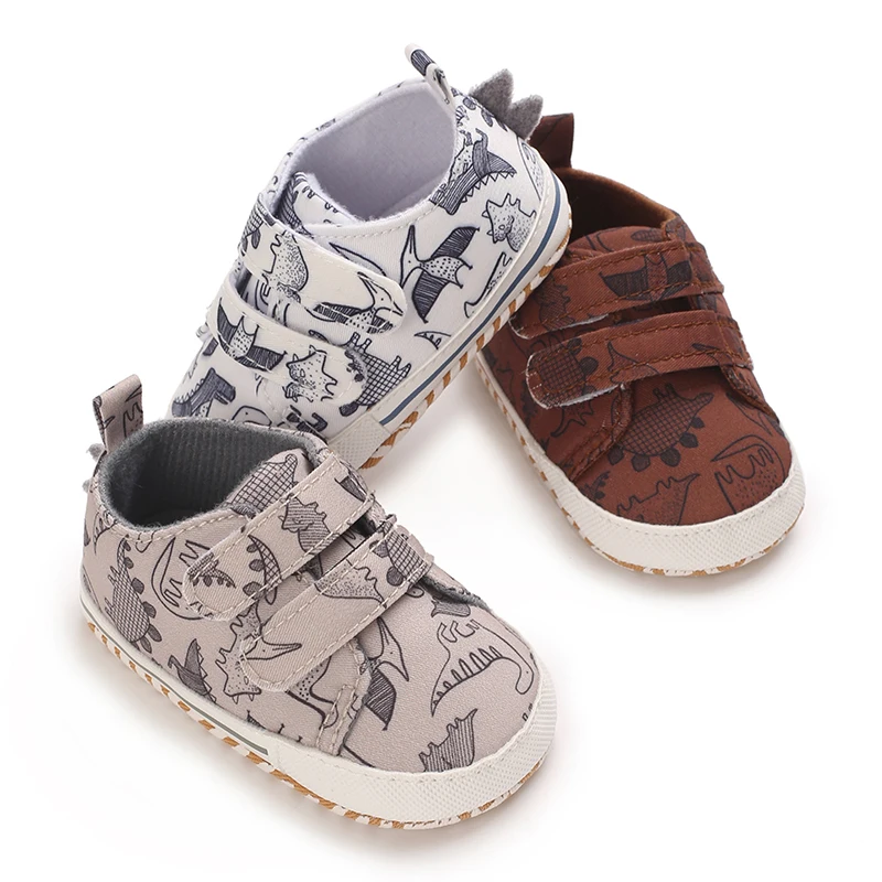 

Cute Animal Pattern Breathable Toddler Walking Shoes For Babies Aged 0-18 Months Non Slip Soft Soled Canvas Casual Shoes