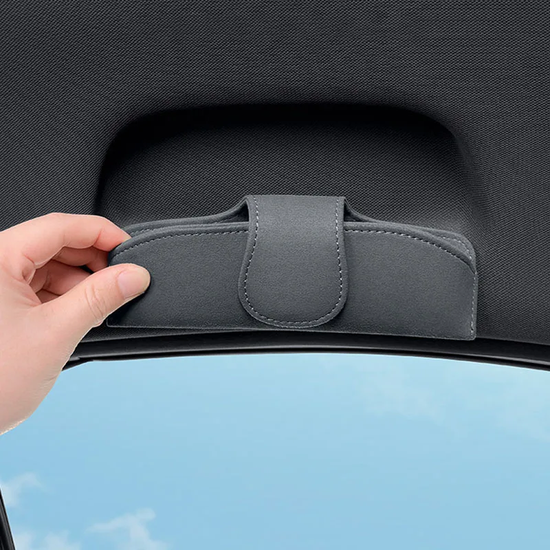 For BYD SEALION 7 Sun Visor Glasses Holder Fit Car Roof Eyeglasses Storage Case Auto Interior Modification Accessories Para Auto