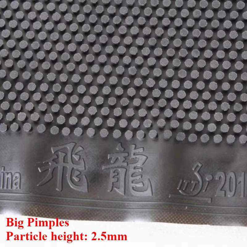 Ultra Large Pimples OX Table Tennis Rubber Height 2.5mm Pimples Out Ping Pong Rubber without Sponge