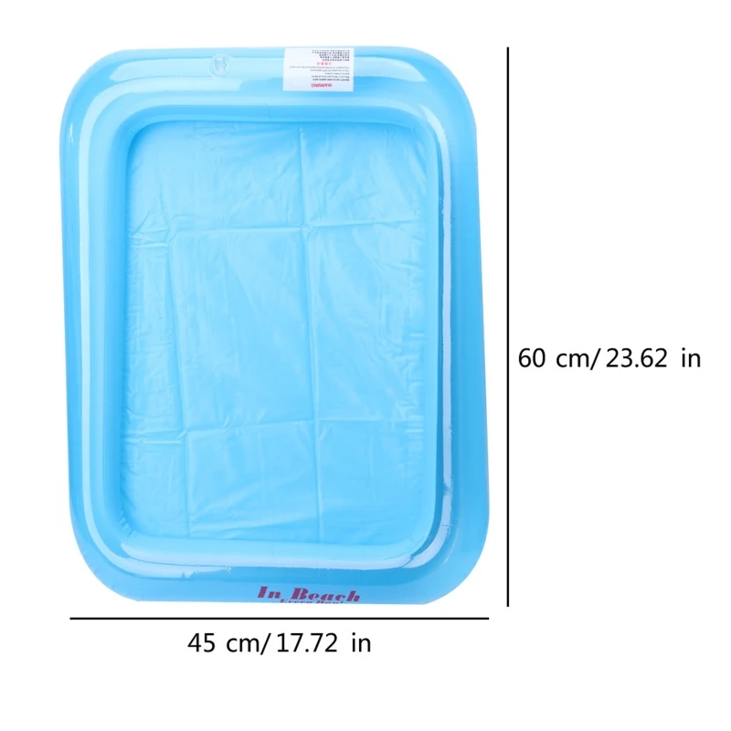 Plastic Sandbox Tray Toy Beach Playing Inflatable Pad Child Boy Girl Favor