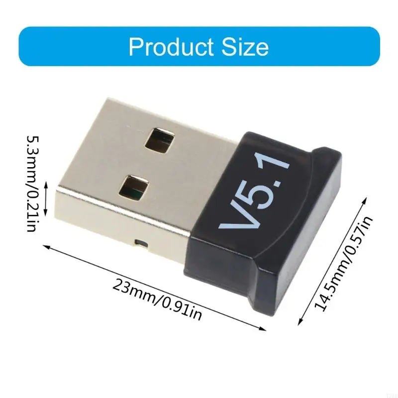 T3EE PC Mini Odbiornik 5.0 zgodny Bluetoothem Nadajnik USB Wirel