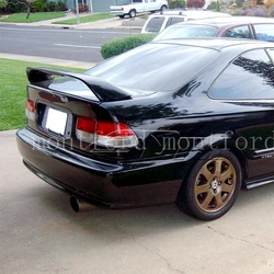 Spoiler for HONDA CIVIC 1996-2001 2DR 4DR COUPE EM EJ Si Trunk Spoiler Rear Wing Accessories