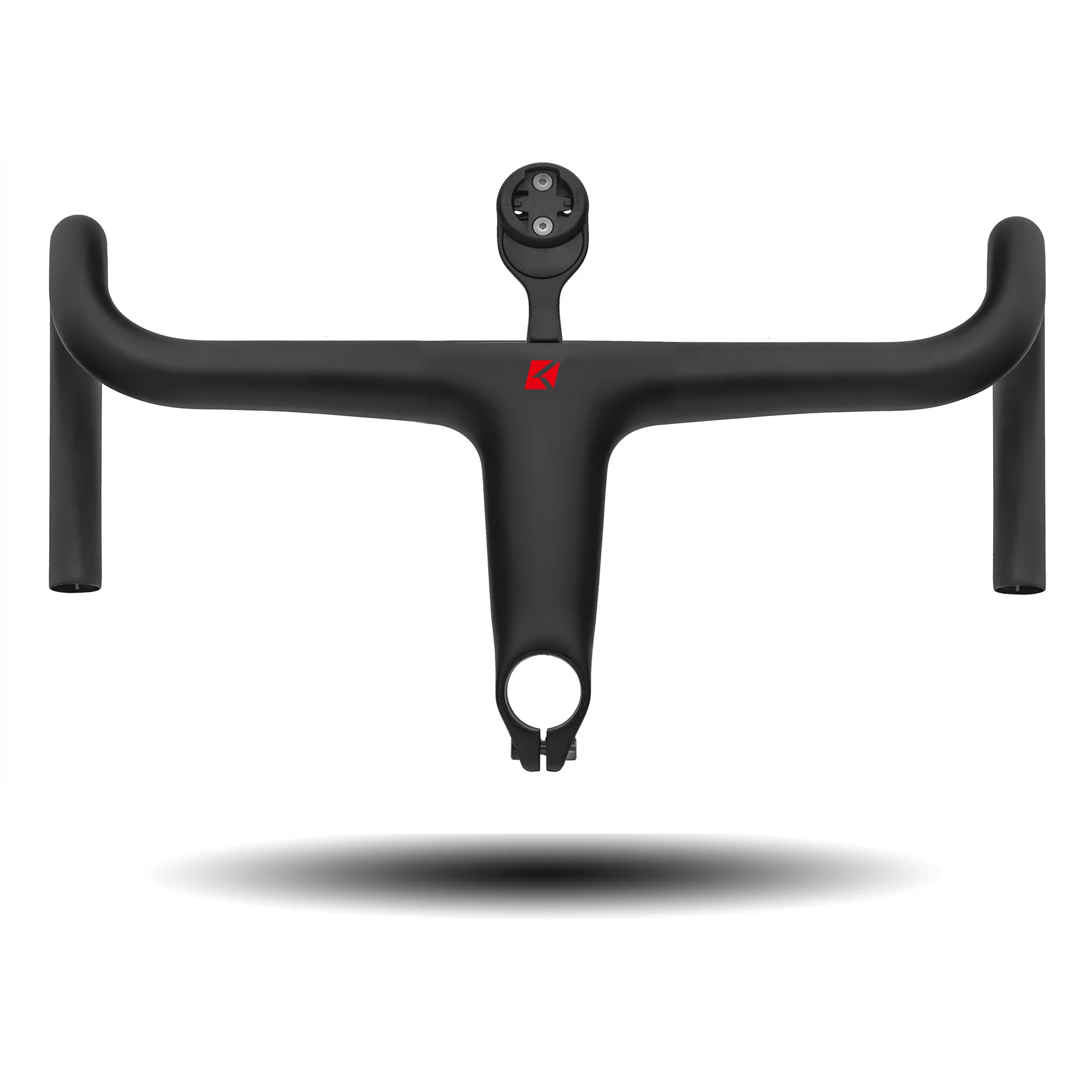 AliExpress kocevlo KOCEVLO Road Bike Carbon Fiber Stem Integrated Bicycle Handlebar ultralight 230g  For 28.6mm With Spacers Cycling handle