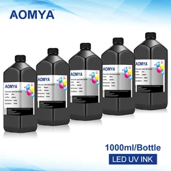 Aomya-インクジェットプリンター用uvインク、epson dx4、dx5、dx6、dx7、l800、805、l1800、r290、r330、1390、1400、4800、4880、7800に適しています7880、tx800、xp600、1l