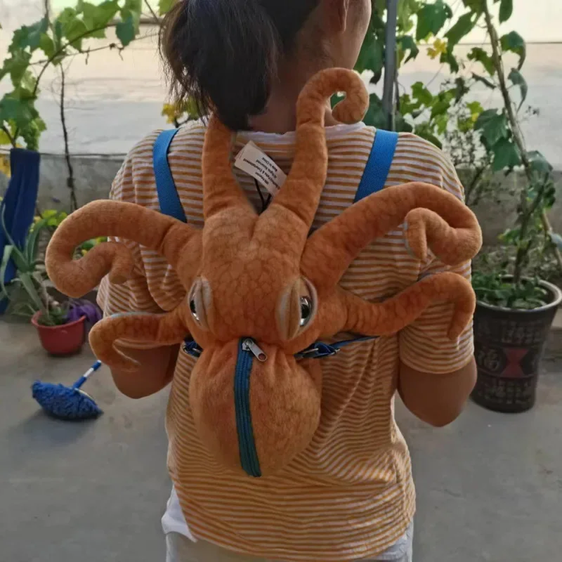 Mochila de pelúcia polvo infantil, mochila de grande capacidade para crianças, tigre e leão, divertida e criativa, estudantes e casais