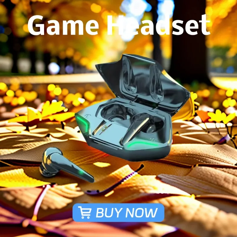 Bluetooth Headphones Gaming Wireless  Headset Earphone Bluetooth Earbuds HIFI With Mic Charging Box Game Headset