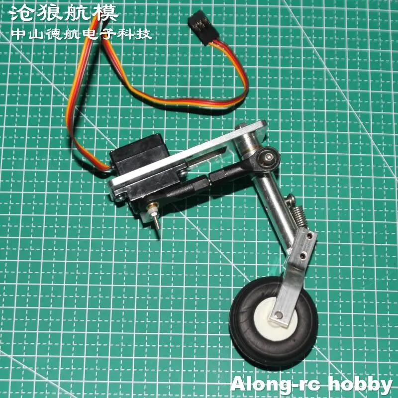 Train d'atterrissage et tour à genoux avant ou arrière de 70 à 90mm, avec Servo de 12g, adapté aux modèles RC, avion RC EDF JET, pièce de bricolage