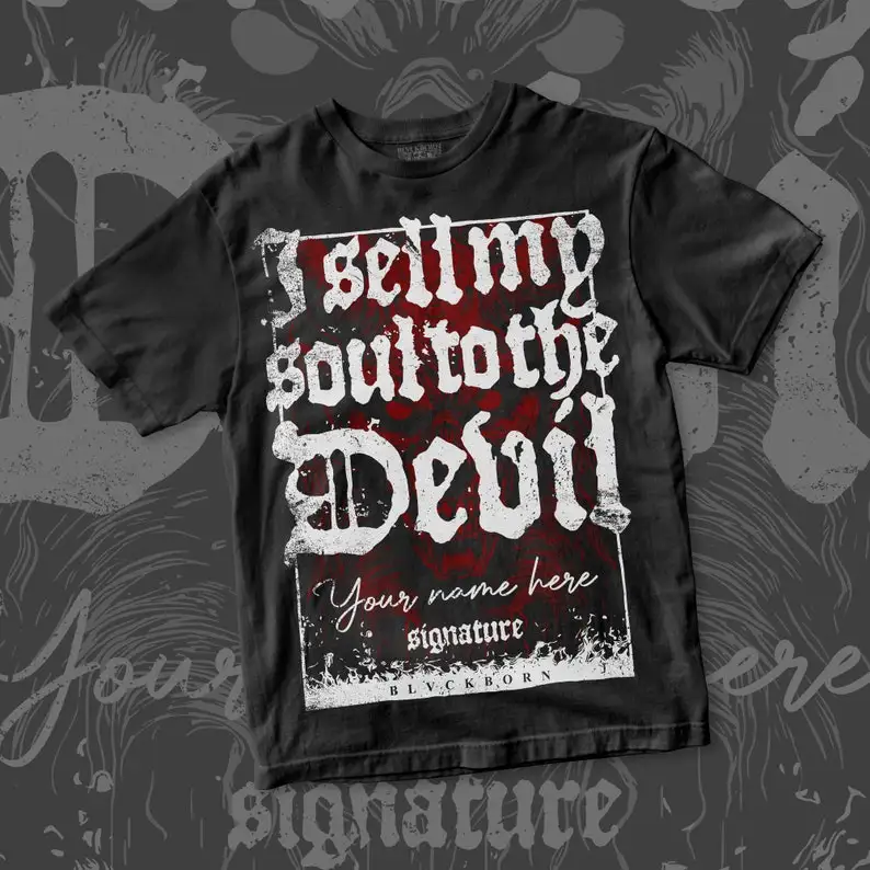 The Devil's Pact cotton shirt