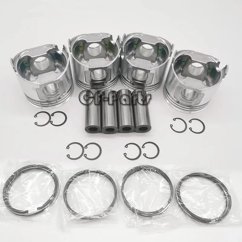 

New STD 4TNE94 4D94E Cylinder Piston And Piston Ring Kit YM129900-22080 YM129901-22050 For Yan-mar YM Excavator Engine