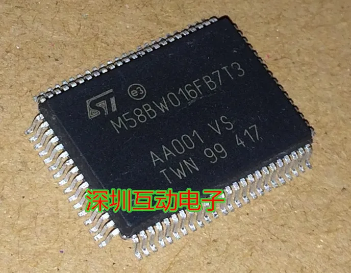 Free shipping   M58BW016FB7T3 QFP80 ST ,    10PCS