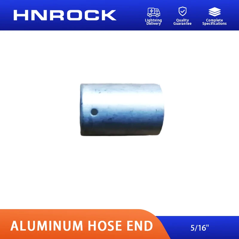 NEW HNROCK 5/16" Aluminum Hose End for G6 Connector, unspecified type, tube sold separately, high quality, 1 piece