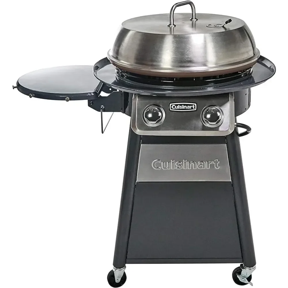 

CGG-888 Outdoor Stainless Steel Lid, 360° Griddle Cooking Center Camping Grill Korean Bbq Parilla Portatil Bbq Table