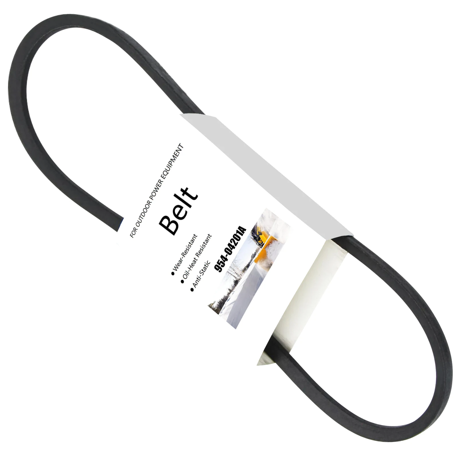 954-04201A Snow Blower Drive Belt Compatible with Troy-Bilt Cub Cadet Yard Machines Craftsman Huskee Bolen MTD Gold, Replaces 75